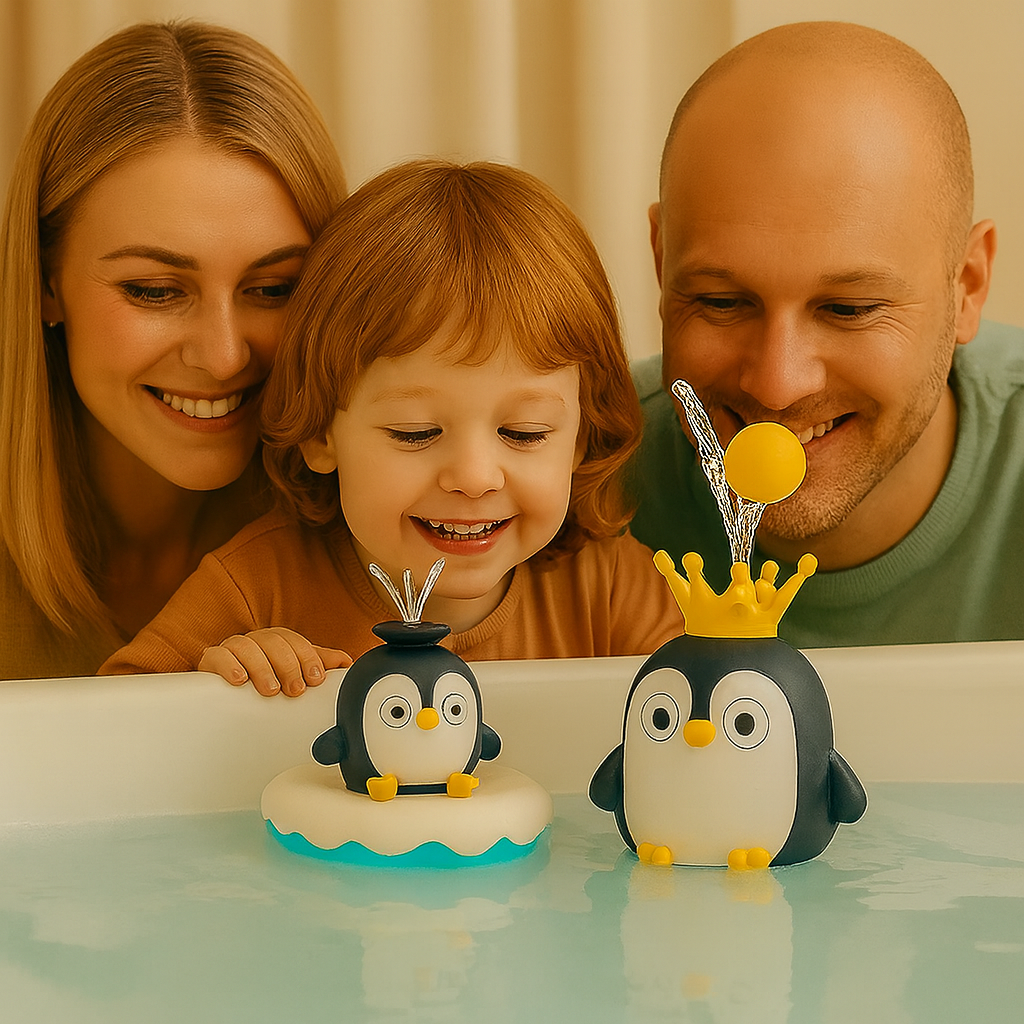 SplashyPuff – The Playful Penguin