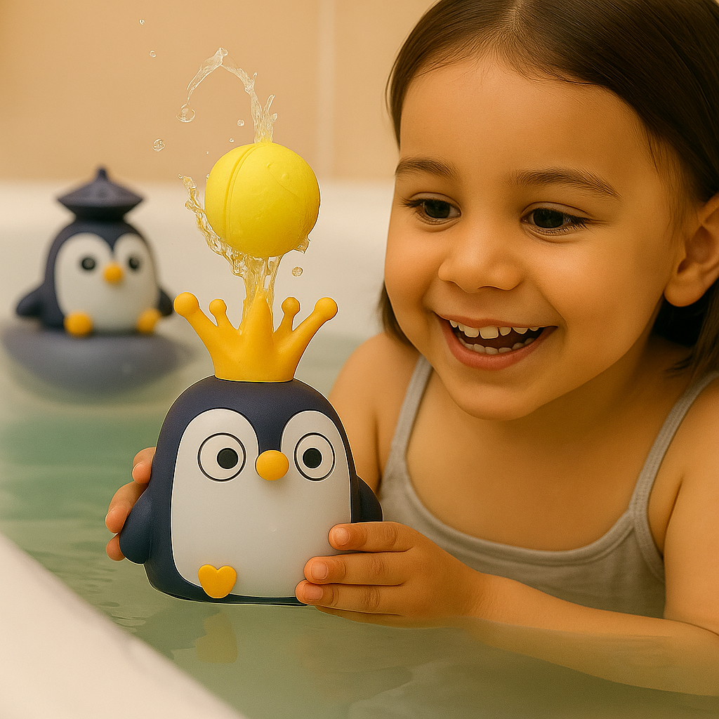 SplashyPuff – The Playful Penguin