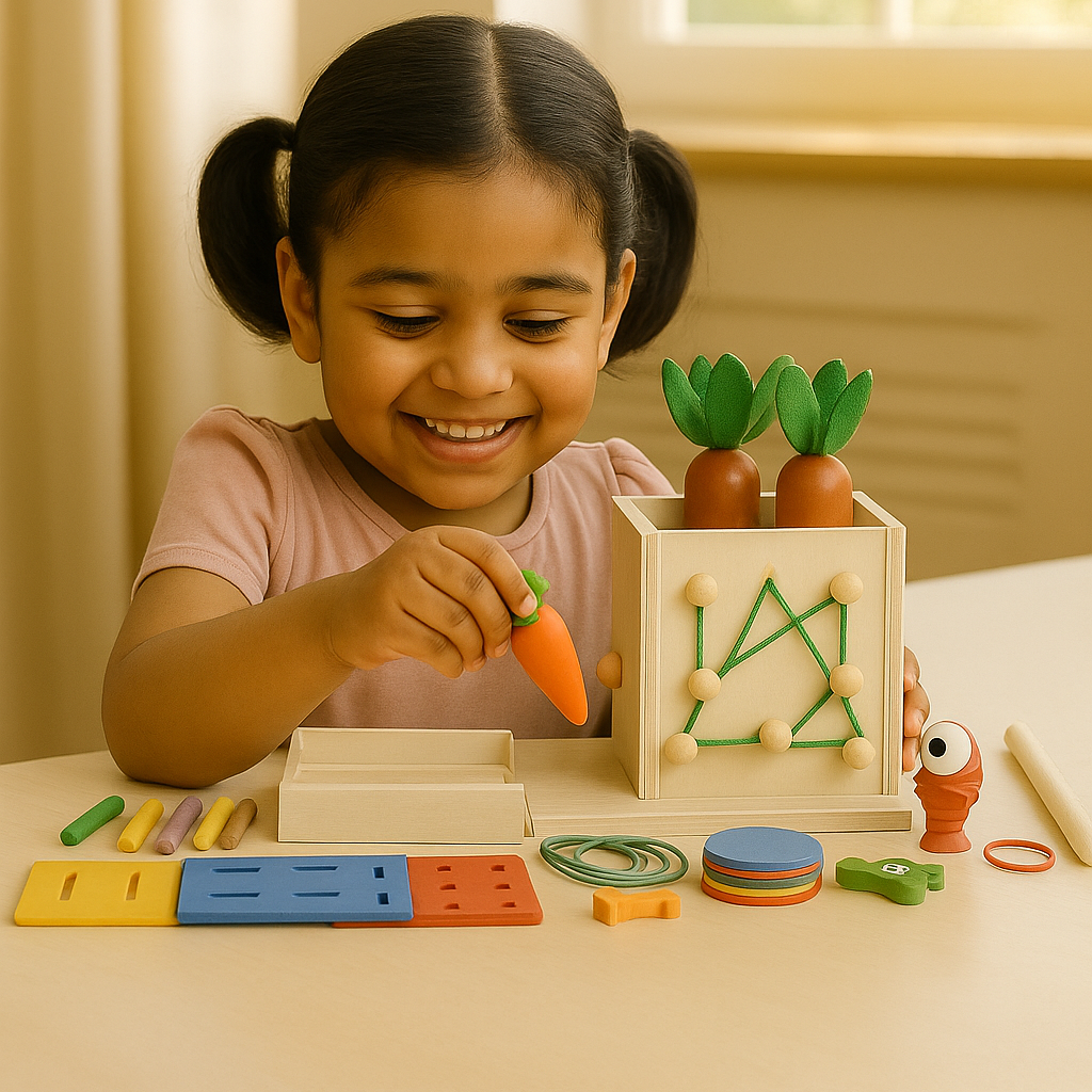 Cubello – The 6-in-1 Montessori Wooden Learning Cube